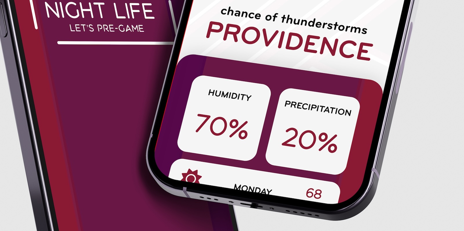 Night Life Weather App preview